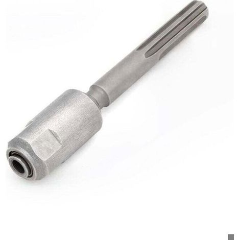 Adaptateur SDS Max vers SDS Plus – Acier 40Cr, argenté – Compatible marteaux perforateurs Bosch, DeWalt, Makita (1/4)