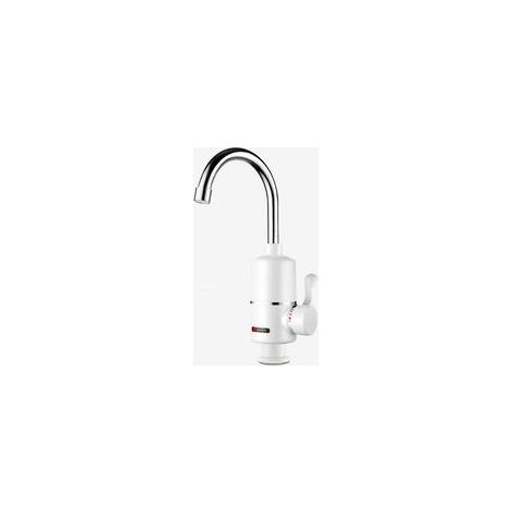 Robinet électrique pour évier - armature + mitigeur chaud et froid - chauffage électrique instantané et chauffe-eau,Spécifications européennes,G1/2(l'eau en dessous) (1/4)
