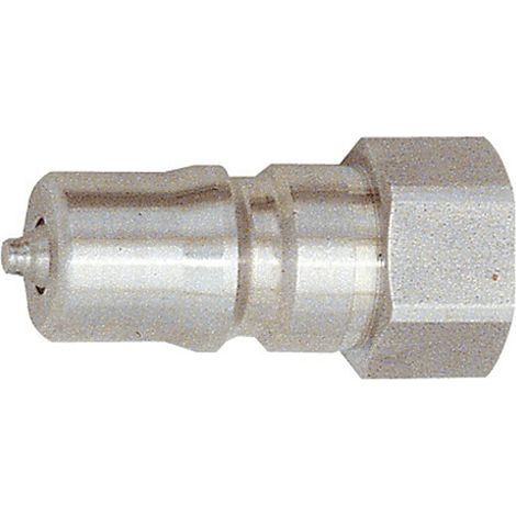 Riegler Verschlussnippel beidseitig absperr., ES 1.4305, G 1/4 IG, NW 6,3 (1/3)