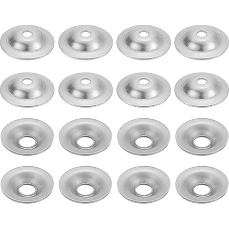 16 Pcs M6 Rondelles Inox 1.2x22mm Acier Inoxydable 304 Rondelle d'Arbre pour Meuleuse d'Établi, Polisseuse à Brosse Métallique, Argenté (1/5)
