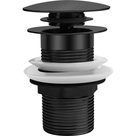 Bonde D'évier Universelle, Bonde De Vidange Pour Éviers Et Meubles Sous-vasque, Bonde De Lavabo À Clapet En Acier Inoxydable, Bonde Sans Trop-plein, Bonde De Lavabo