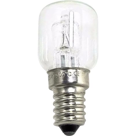 Ampoule halogène à vis E14 résistante aux hautes températures (500 °C / 300 °C) pour four à pizza (1 pièce) (1/5)