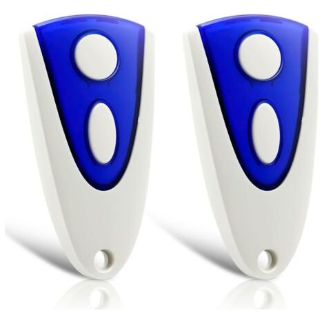 Lot de 2 pièces de rechange pour émetteur manuel Novotron 502, ouvre-porte de garage 433,92 MHz, 2 canaux, télécommande compatible avec l'émetteur manuel Novoferm 502 MAX43-2, Novotron 512 MIX43-2 (1/5)