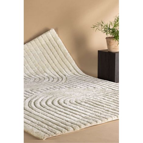 Niklas tapis 290x200cm blanc.