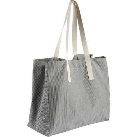 Sac Cabas Shopping Fourre-Tout 100% Coton avec Grandes Anses 67 cm - 46 x 38 cm - PANGIVO