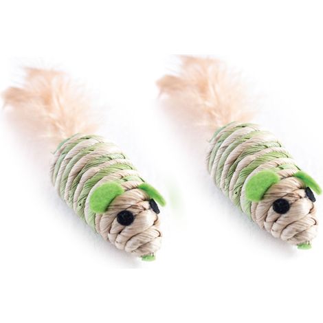 Set 2 Pezzi Gioco Pet Gatti Modello Funny Topo Resistente Per Animali Domestici (1/3)