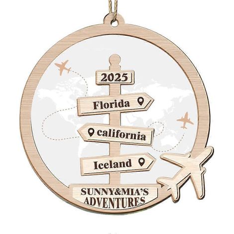 Acrylic Festival Pendant Reusable Double Sided Holiday Display (1/5)