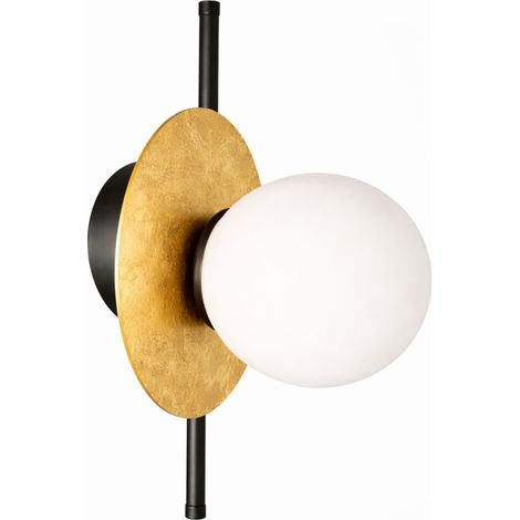 Wandleuchte 1xE14 Luma Black/Gold (1/5)