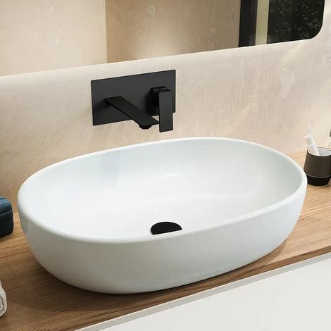 Miscelatore lavabo ad incasso nero opaco Ingrid (1/4)