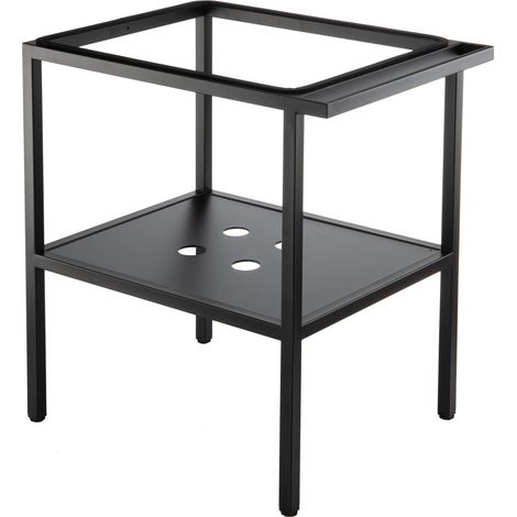 Deante CST X50B Badezimmerkonsole in satiniertem Schwarz