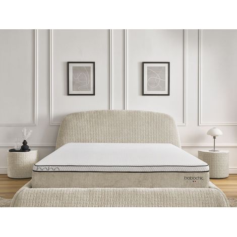 BOBOCHIC - Matelas AMALIA 25 cm latex micro perforé + mousse haute résilience 180x200 (1/5)