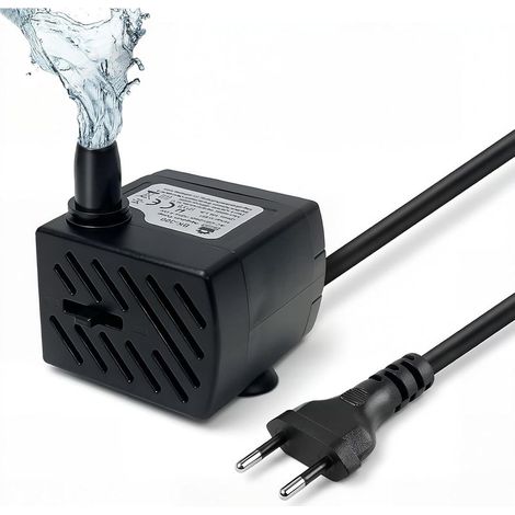 3,5-W-Tauchwasserpumpe, ultraleise Mini-Aquariumpumpe 200 l/h mit 1,5 m Kabel, Katzenbrunnenpumpe für Teiche, Statuen, Wasserfälle und Hydrokultur (1/5)