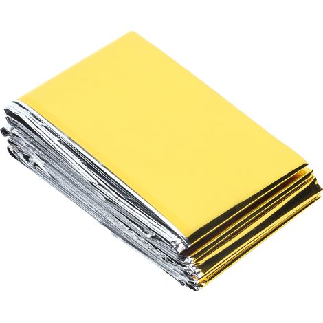 160x210cm Notzeltdecke, Camping-Thermoschlafsack, reflektierender Überlebensunterstand (1/5)