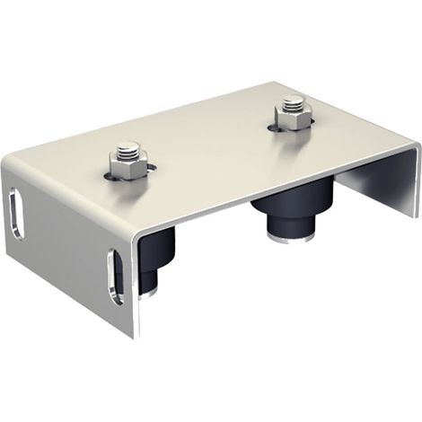 Guide haut réglable, 2 olives Zytel Ø 45 mm pour portail de 30 à