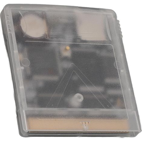 Carte Mémoire Flash pour Gameboy Color 1000, Cartouche Vidéo de Jeu avec Espace Mémoire 8G Translucide (Blanc transparent) (1/5)