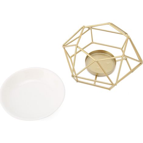 Brûleur d'huiles essentielles, chauffe-bougie multifonction, décoration maison, cadeau, utilisation facile et propre, diffuseur d'arômes parfumés (1/5)