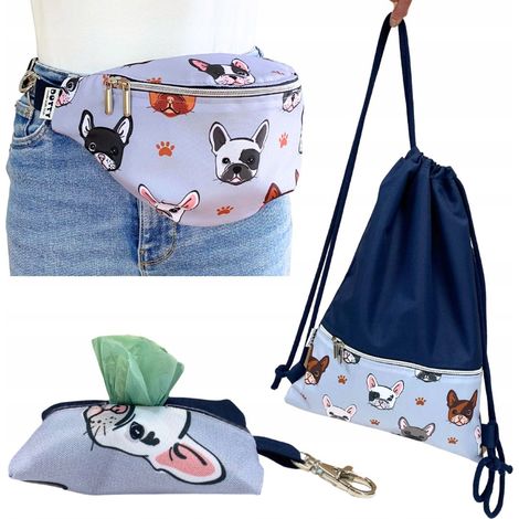 Set: zaino, borsa da donna, marsupio, zaino, dispenser per escrementi (1/5)
