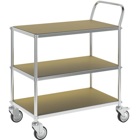 Kongamek, Chariot à tablettes antistatique, 4 roulettes