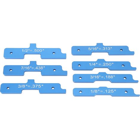 Frästisch-Einstellstangen, Holzfräser-Messblock, Einstellblöcke aus legiertem Stahl für Schreiner, Bau, Heimwerker und Handwerker (1/5)