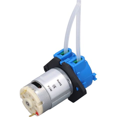 Mini pompe auto-amorçante 60 ml/min 5 W, pompe de circulation d'eau miniature, pompe péristaltique, idéale pour les aquariums, les laboratoires et autres applications. 12 V (1/5)