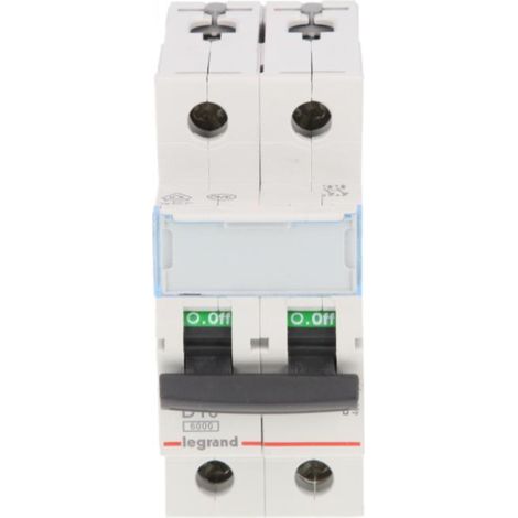 Interruttore automatico 2P D 10A 6kA AC S302 TX3 403736