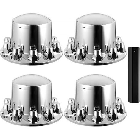 Kit Cache Moyeu Arrière 4PCs Capuchon de Moyeu Dôme pour (1/5)