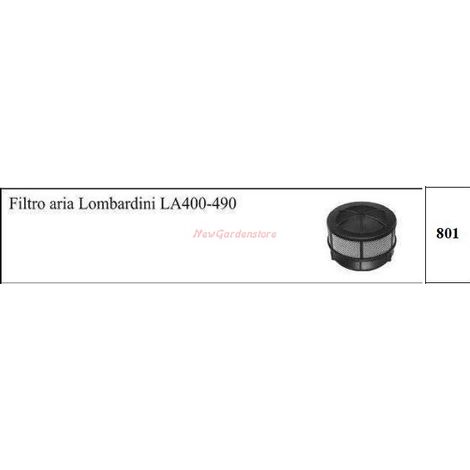 Filtro de aire LOMBARDINI LA400 490 801
