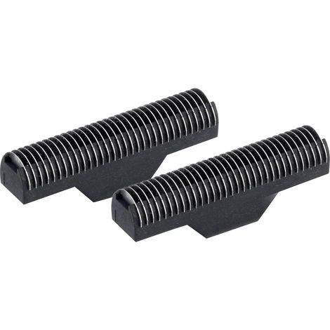 2er-Pack CRUNCHY-Klingen, Edelstahl, Zubehör für Elektrorasierer, kompatibel mit Boosted, für Bart und Haar (1/2)