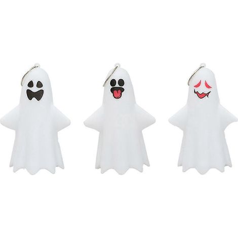 Lampes fantômes pour la nuit d'Halloween, décorations de table et de fêtes, lampes LED décoratives d'intérieur et de bureau. (1/5)
