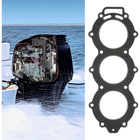 Zylinderkopfdichtung für Außenbordmotoren, 3-Zylinder-Dichtung, 6H3-11181-A1-00, passend für Yamaha 60-70 PS Außenbordmotoren. (1/5)