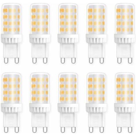 Ampoules LED CHOYCLIT G9 5W, équivalent à une ampoule halogène de 40W/50W, 450LM, blanc neutre 4000K, 220V CA, culot G9 standard, économie d'énergie, pour plafond[DB] (1/5)
