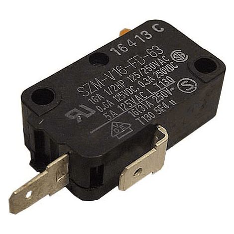 Micro switch 125-250VAC 16A 200gf SPST-N – Compatible avec micro-ondes Samsung CE137, FG87, M1777 – Référence équivalente 3405000178