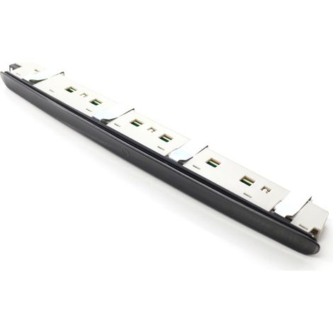 Feu stop arrière LED noir pour Mercedes-Benz Classe C W203 2000-2007 – Feu stop surélevé – Intensité lumineuse élevée – Consommation faible