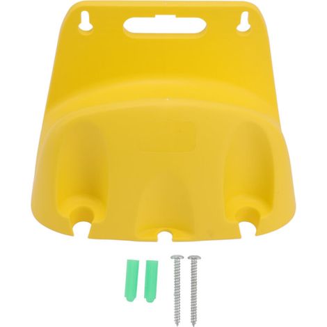 Support de bobine de tuyau d'eau mural support de tuyau de suspension de tuyau d'eau support de bobine de stockage de tuyau d'eau pour enroulement de Tube de 20 m jaune (1/5)