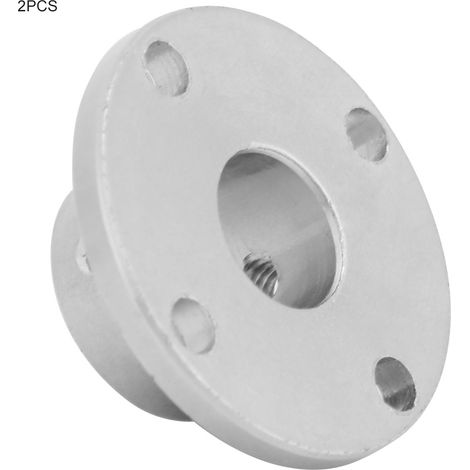2 accouplements à bride rigide M4 pour arbre moteur, connecteur de coupleur, diamètre intérieur 12 mm, diamètre extérieur 18 mm (1/5)