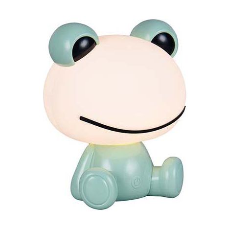 LED Tischleuchte Beistelllampe Leselampe Grün Kinderlampe Touchfunktion H 24,5 cm