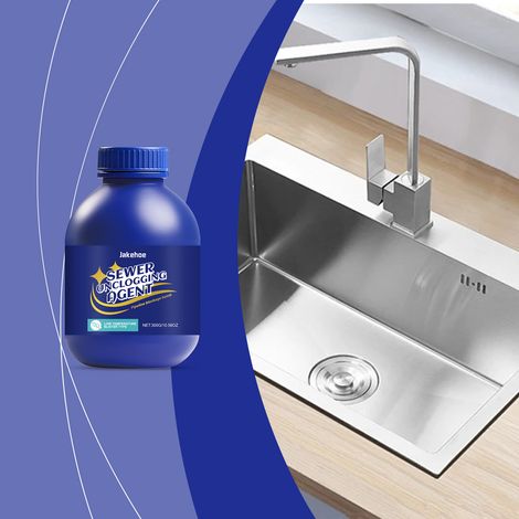 Abflussreiniger für Küche, Toilette und Kanalisation, entfernt Flecken und Gerüche – praktischer Abflussreiniger – 300 g -- DE (1/5)