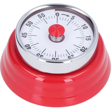 Temporizador De Cocina MINKUROW, Temporizador De Cocina Rojo, Soporte De Pared De 70db Para Accesorios De Cocina Domésticos (1/5)