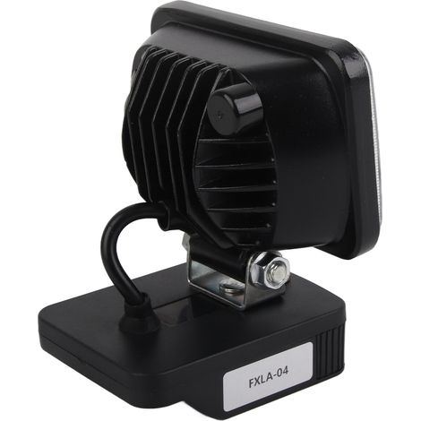 Lampe de chantier LED portable extérieure compatible batterie lithium 18V Metabo, éclairage travail intérieur et extérieur (1/5)