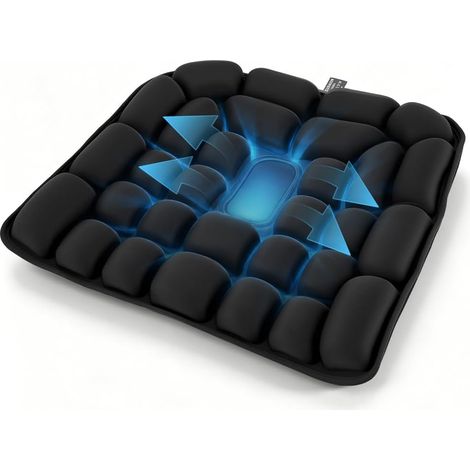 Coussin Antiescarre Gonflable avec 30 Chambres à Air (45x40cm) (1/5)