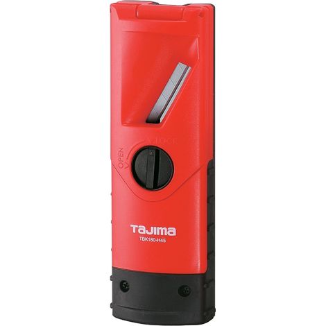 Tajima TBK180-H45 45 Degree Drywall Bevel, Black/Red, 180 mm (1/2)