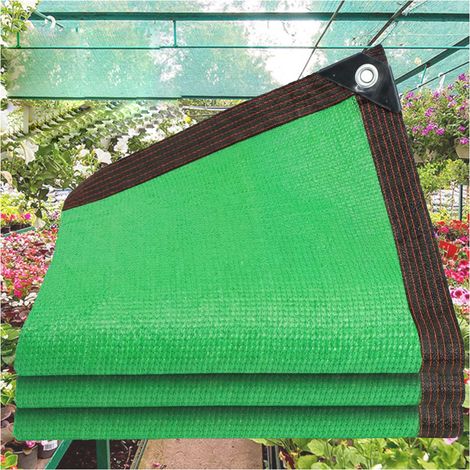 Filet d'Ombrage Jardin 2 x 3 m Protection UV 95 % en PE, Brise-Soleil pour Plantes, Serre, Balcon, Terrasse et Pergola, Noir (1/4)
