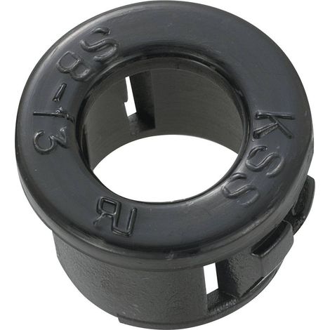 TRU COMPONENTS TC-SBR13203 Passe-câbles Ø max. des bornes 8 mm Epaisseur de plaque (maxi) 3.2 mm Polyamide noir 100 pc(