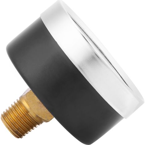 Manometer für Wasser, Luft und Öl (0–60 psi / 0–4 bar, 1/8 NPT). (1/5)