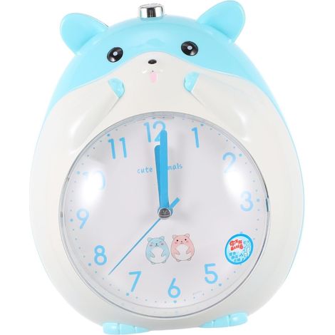 Mipcase Réveil Hamster Silencieux Décoratif Bleu, Horloge De (1/5)