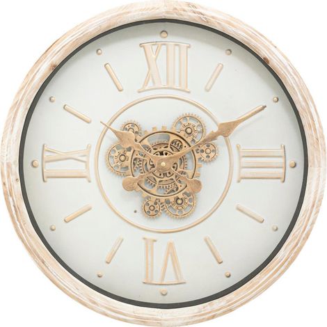 Horloge Murale Mécanisme "Sonika" 49cm Beige (1/5)