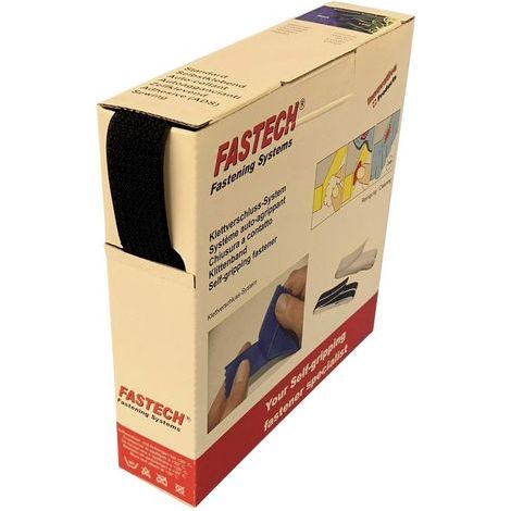 FASTECH® B25-OMNI-999910 Klettband zum Aufnähen, zum Bündeln Haft- und Flauschteil (L x B) 10 m x 25 (1/2)