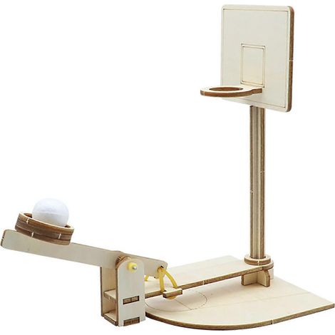 Machine de basket-ball en bois, jeu de basket-ball interactif pour les doigts, machine de basket-ball de table à monter soi-même