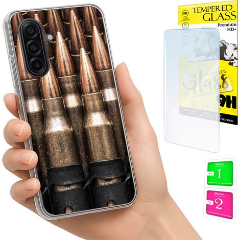 Funda para Samsung Galaxy A17 5G con cubierta para foto, cubierta trasera y cristal 9H. (1/5)