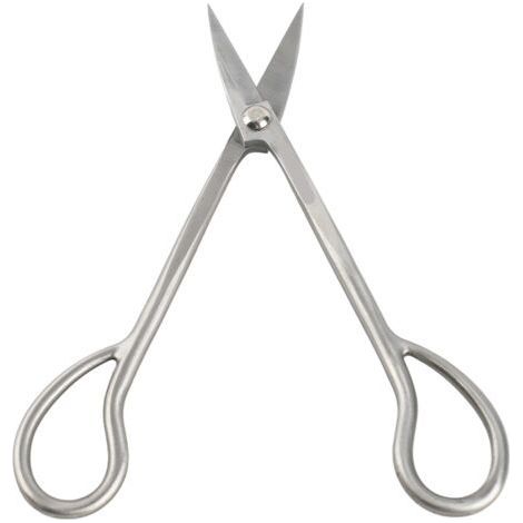 Stainless Steel Garden Scissors 185mm for Bonsai and Pruning Young Shoots - (1/3)